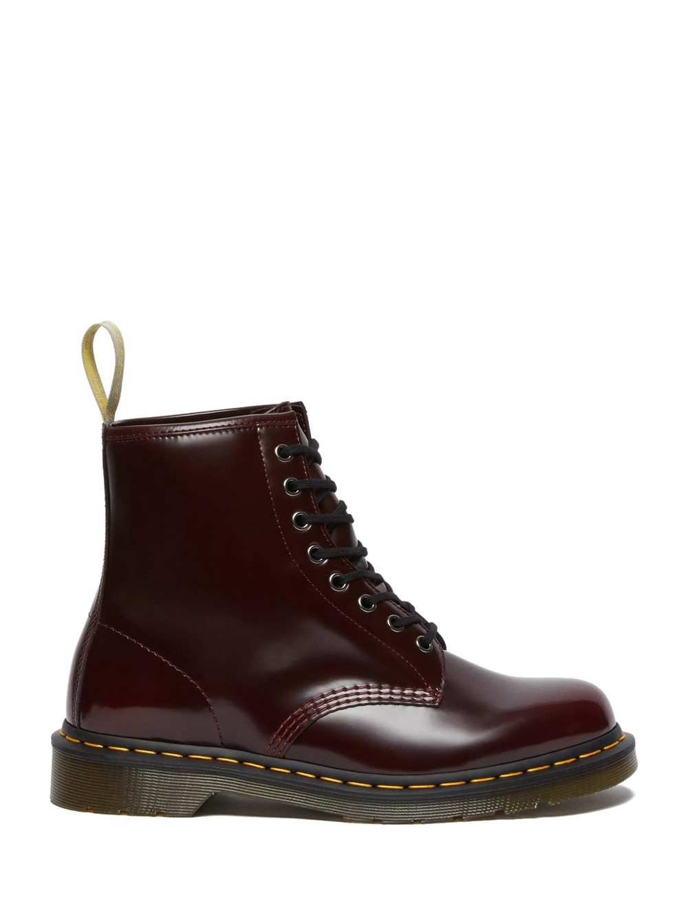 Dr. Martens Women’s Vegan 1460 Lace Up Boots in Cherry Red